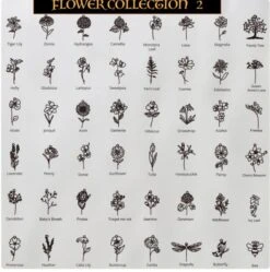 Birth Flower Name Necklace, Personalized Birth Flower Name Necklace With Birthstone, Flower Name Necklace, Christmas Gift, Bridesmaid Gift -Jewellery Paradise il fullxfull.4388269369 dg3k