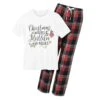 Christmas Wishes & Mistletoe Kisses Christmas Pyjama Set 1 Christmas Wishes & Mistletoe Kisses Christmas Pyjama Set -Jewellery Paradise il fullxfull.4389433492 bsej