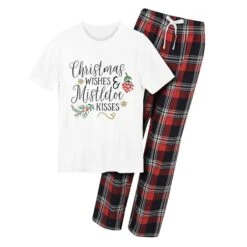 Christmas Wishes & Mistletoe Kisses Christmas Pyjama Set