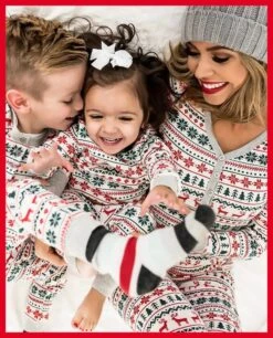 Christmas Pajamas Family Matching 2022 New Year Father Mother Kids Baby Look Clothes Set Dad Mom And Daughter Son Pyjamas Outfit -Jewellery Paradise il fullxfull.4392548150 6ogj