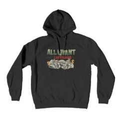 All I Want For Christmas Is Money Premium Adult Hoodie