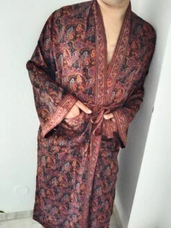 Unisex Robe,Mens Silk Blend Robe,paisley Robe, Loungewear,gifts For Him,boho Robe,gifts For Her, Christmas Gift,resort Wear -Jewellery Paradise il fullxfull.4398284749 bg3j