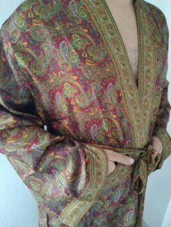 Unisex Robe,mens Silk Blend Robe, Resort Wear, Loungewear,boho Robe,swim Cover Up, Christmas Gift -Jewellery Paradise il fullxfull.4398359655 hjj8