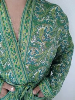 Unisex Robe,men's Silk Blend Robe,resort Wear, Loungewear, Christmas Gift,gifts For Him,gifts For Her,boho Robe,spa Robe,swim Cover Up