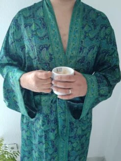 Unisex Robe,mens Silk Blend Robe, Loungewear, Resort Wear,boho Robe, Christmas Gift,spa Robe, Swim Cover Rip,gifts For Him,gifts For Her, -Jewellery Paradise il fullxfull.4398430073 ptfs