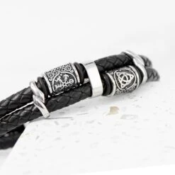 Personalised Men's Celtic Knot Leather Bracelet, Men's Jewellery, Gift For Him, Birthday Gift, Christmas Gift, Valentine's Day, Father's Day 11 Personalised Men's Celtic Knot Leather Bracelet, Men's Jewellery, Gift For Him, Birthday Gift, Christmas Gift, Valentine's Day, Father's Day -Jewellery Paradise il fullxfull.4399999285 qqzs