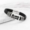 Personalised Men's Gothic Cross Leather Bracelet, Men's Jewellery, Gifts For Him, Birthday Gifts, Christmas Gifts, Valentine's Day -Jewellery Paradise il fullxfull.4400000819 cvsg