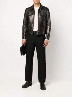 Leather Men Jacket Real Sheep Leather Black Biker Jacket Handmade Black Genuine Leather Motorcycle Jacket Christmas Gift 11 Leather Men Jacket Real Sheep Leather Black Biker Jacket Handmade Black Genuine Leather Motorcycle Jacket Christmas Gift -Jewellery Paradise il fullxfull.4400033455 27ob