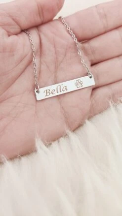 Dog Lovers Necklace, Personalised Dog - Cat Name Necklace, Paw Necklace, Christmas Gift, Dog Memorial Gift, Pet Memorial Gift, Paw Print 6 Dog Lovers Necklace, Personalised Dog - Cat Name Necklace, Paw Necklace, Christmas Gift, Dog Memorial Gift, Pet Memorial Gift, Paw Print -Jewellery Paradise il fullxfull.4400687949 9oq3