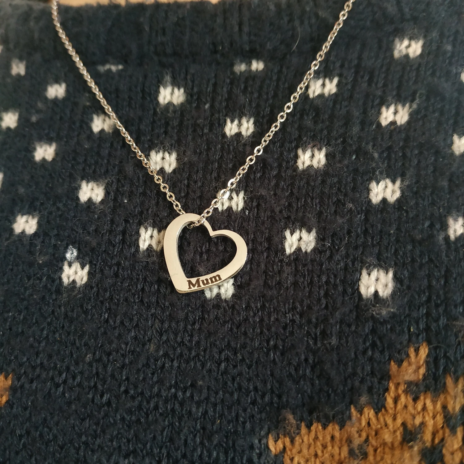 Heart Charm Name Necklace, Multiple Names, Family Charm Necklace, Mothers Necklace, 2 Hearts Necklace, Double Name Necklace, Christmas Gift 8 Heart Charm Name Necklace, Multiple Names, Family Charm Necklace, Mothers Necklace, 2 Hearts Necklace, Double Name Necklace, Christmas Gift - Image 6