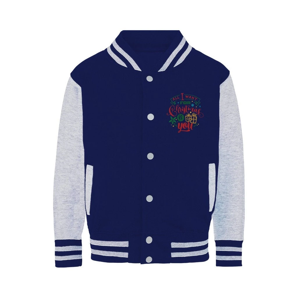 All I Want For Christmas Is YOU Varsity Jacket 9 All I Want For Christmas Is YOU Varsity Jacket - Image 7