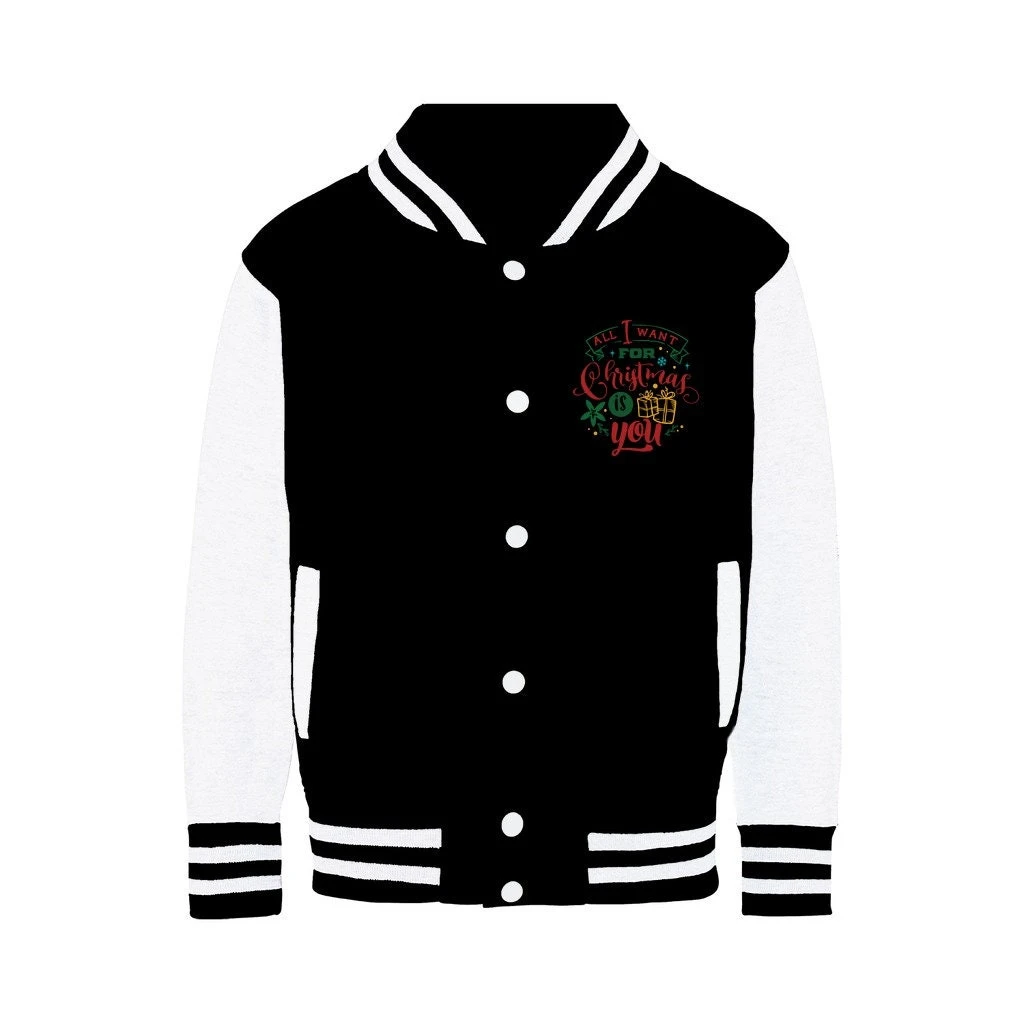 All I Want For Christmas Is YOU Varsity Jacket 3 All I Want For Christmas Is YOU Varsity Jacket