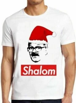 Christmas Shalom Friday Night Dinner Jackie Cool Gift Tee T Shirt Shalom Christmas Shirt, Funny Christmas Crewneck Tshirt For Women Men Tops