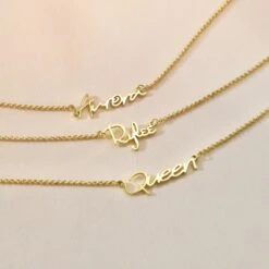 925 Sterling Silver Name Necklace, 14k Solid Gold Name Necklace, Personalized Name Necklace, Gold Name Jewelry, Christmas Gift For Her 11 925 Sterling Silver Name Necklace, 14k Solid Gold Name Necklace, Personalized Name Necklace, Gold Name Jewelry, Christmas Gift For Her -Jewellery Paradise il fullxfull.4409455753 lpda