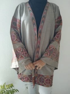 Plus Size Wool Jacket,wool Kimono,winter Cover Up, Wool Top,gifts For Her, Christmas Gift,boho Jacket