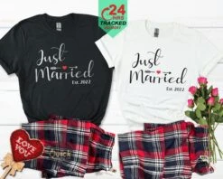 Just Married Couple Pyjamas Valentine Day Gift For Him And Her Valentines Gifts Boyfriend Girlfriend Couple Matching Christmas Newly Wed Pjs 11 Just Married Couple Pyjamas Valentine Day Gift For Him And Her Valentines Gifts Boyfriend Girlfriend Couple Matching Christmas Newly Wed Pjs -Jewellery Paradise il fullxfull.4410826455 bbkq