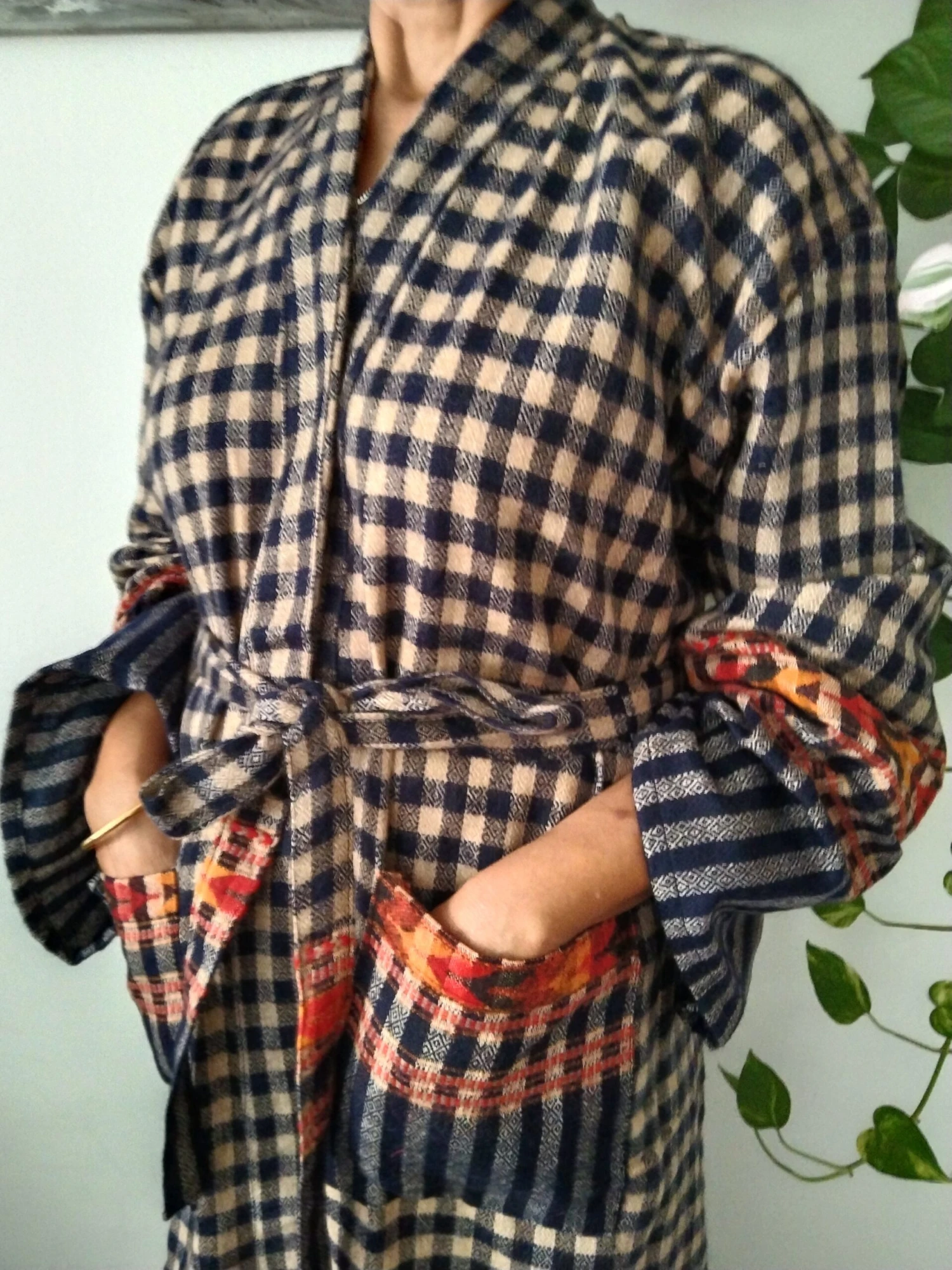 Unisex Wool Robe,winter Robe,mens Robes,gifts For Him, Resort Wear, Loungewear, Christmas Gift,boho Winter Robe,spa Robe,winter Loungewear T 8 Unisex Wool Robe,winter Robe,mens Robes,gifts For Him, Resort Wear, Loungewear, Christmas Gift,boho Winter Robe,spa Robe,winter Loungewear T - Image 6