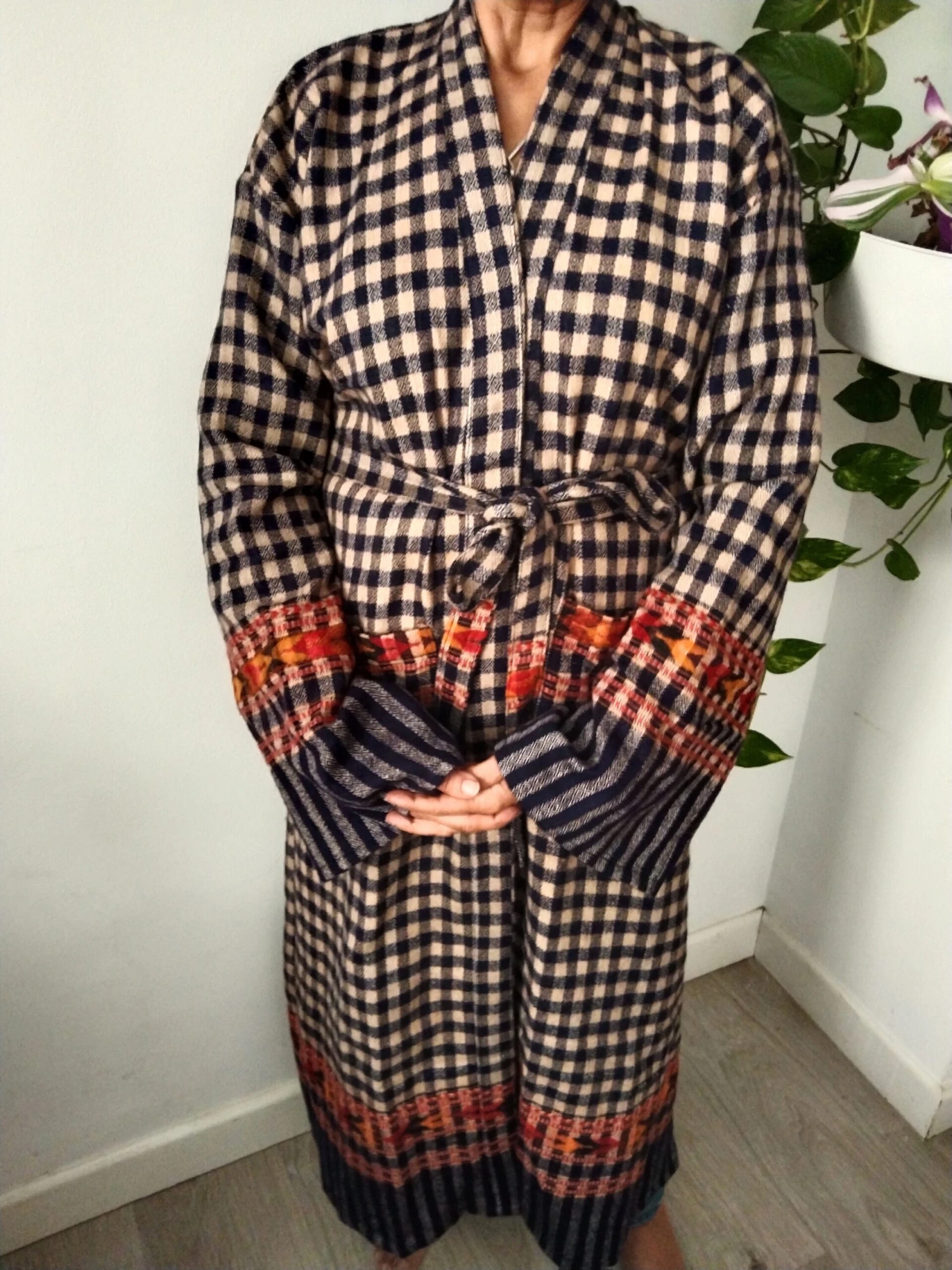 Unisex Wool Robe,winter Robe,mens Robes,gifts For Him, Resort Wear, Loungewear, Christmas Gift,boho Winter Robe,spa Robe,winter Loungewear T 4 Unisex Wool Robe,winter Robe,mens Robes,gifts For Him, Resort Wear, Loungewear, Christmas Gift,boho Winter Robe,spa Robe,winter Loungewear T - Image 2