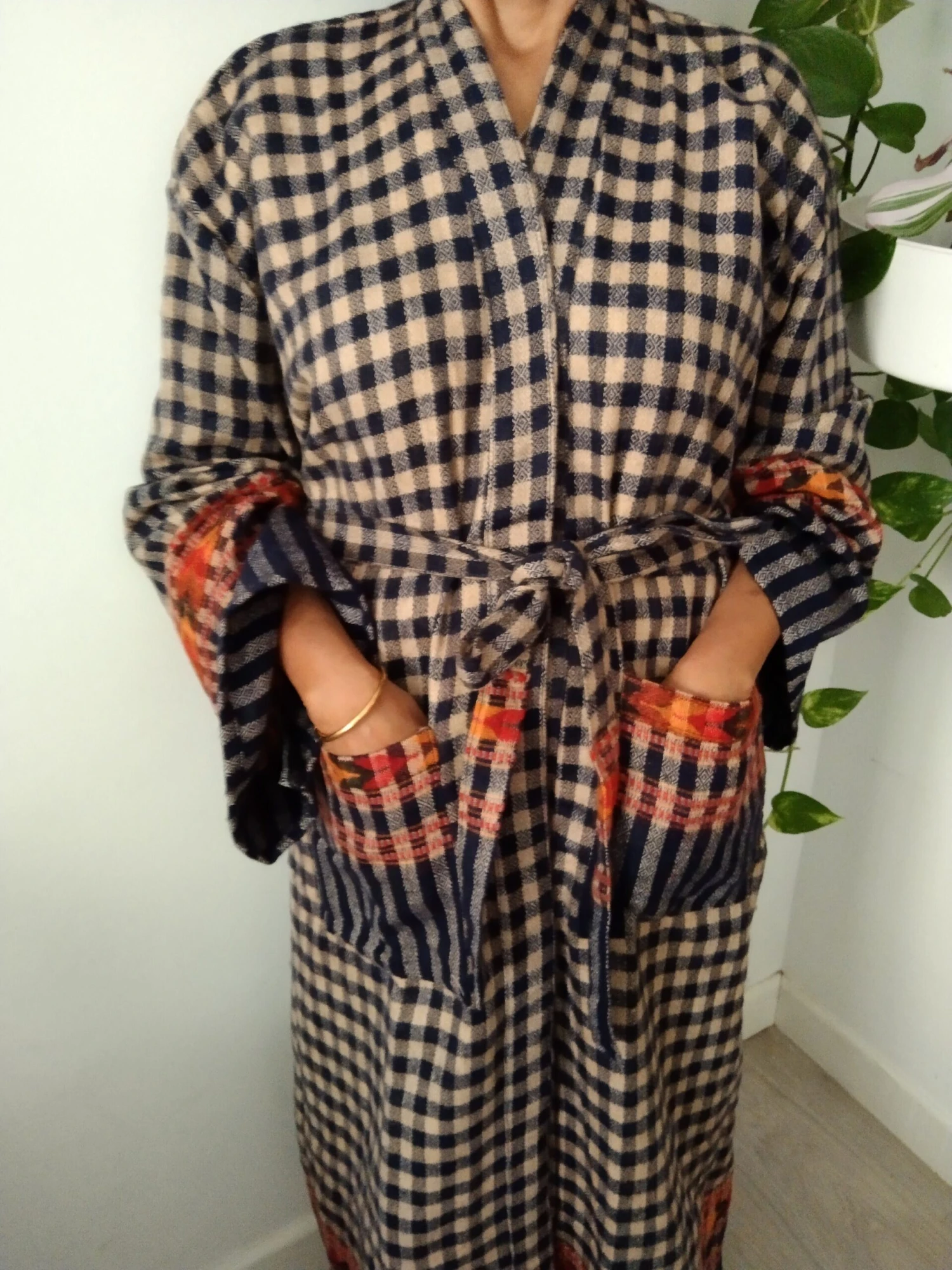 Unisex Wool Robe,winter Robe,mens Robes,gifts For Him, Resort Wear, Loungewear, Christmas Gift,boho Winter Robe,spa Robe,winter Loungewear T 9 Unisex Wool Robe,winter Robe,mens Robes,gifts For Him, Resort Wear, Loungewear, Christmas Gift,boho Winter Robe,spa Robe,winter Loungewear T - Image 7