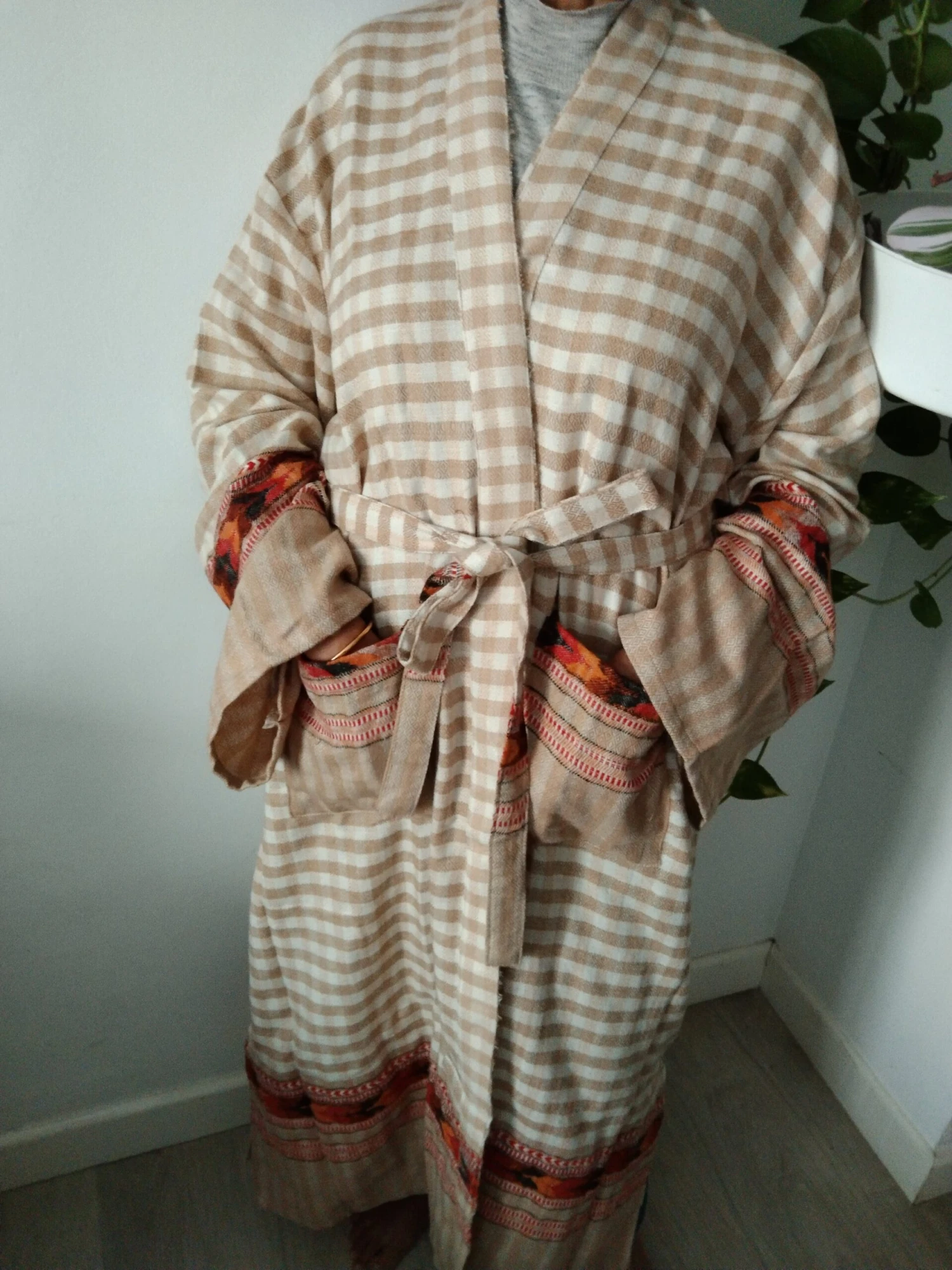 Unisex Robe,winter Robe,wool Robe,mens Robes,gifts For Him,gifts For Her, Christmas Gift,wool Loungewear,wool Resort Wear,wool Robe 4 Unisex Robe,winter Robe,wool Robe,mens Robes,gifts For Him,gifts For Her, Christmas Gift,wool Loungewear,wool Resort Wear,wool Robe - Image 2
