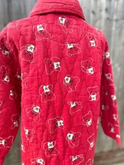 Vintage 80s 90s Teddy Cute Novelty Housecoat Jacket Red Christmas Cosy Loungewear 14 Vintage 80s 90s Teddy Cute Novelty Housecoat Jacket Red Christmas Cosy Loungewear -Jewellery Paradise il fullxfull.4413670580 myje