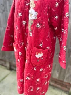 Vintage 80s 90s Teddy Cute Novelty Housecoat Jacket Red Christmas Cosy Loungewear 16 Vintage 80s 90s Teddy Cute Novelty Housecoat Jacket Red Christmas Cosy Loungewear -Jewellery Paradise il fullxfull.4413670870 7z0e
