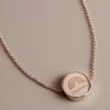 Rose Gold Colour Personalised Name Initial Necklace With Rainbow Beautiful Thoughtful Christmas Birthday Wedding Mothers Day Present Gift