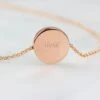 Rose Gold Colour Personalised Name Initial Necklace Beautiful Thoughtful Christmas Birthday Wedding Mothers Day Present Gift -Jewellery Paradise il fullxfull.4414466396 h8dw