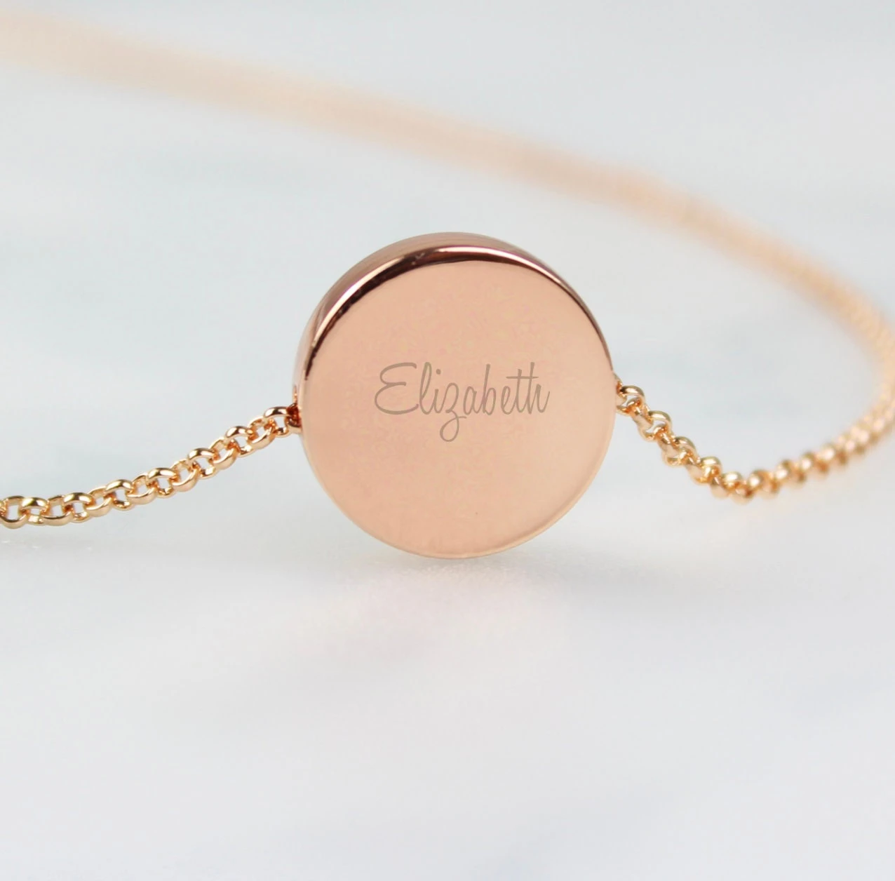 Rose Gold Colour Personalised Name Initial Necklace Beautiful Thoughtful Christmas Birthday Wedding Mothers Day Present Gift 7 Rose Gold Colour Personalised Name Initial Necklace Beautiful Thoughtful Christmas Birthday Wedding Mothers Day Present Gift - Image 5