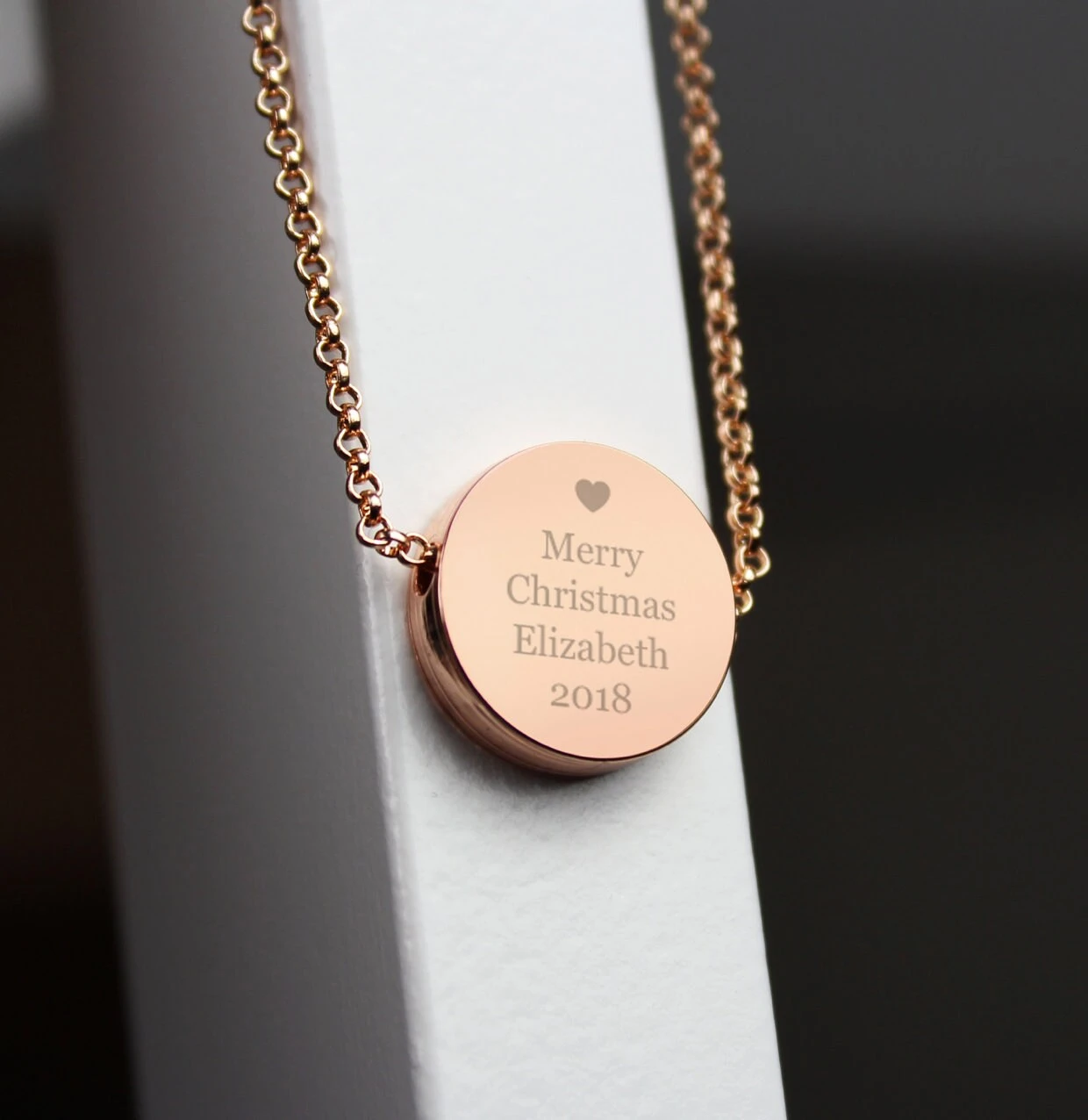 Rose Gold Colour Personalised Message FriendshipNecklace Thoughtful Christmas Birthday Wedding Mothers Day New Mummy Present Gift 4 Rose Gold Colour Personalised Message FriendshipNecklace Thoughtful Christmas Birthday Wedding Mothers Day New Mummy Present Gift - Image 2