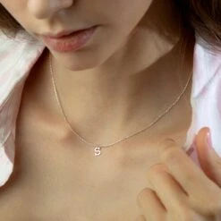 14K Solid Gold Initial Necklace, Letter Necklace, Rose Gold Initial Necklace, Gift For Mothers Day, 14K Gold Letter Necklace, Christmas Gift 15 14K Solid Gold Initial Necklace, Letter Necklace, Rose Gold Initial Necklace, Gift For Mothers Day, 14K Gold Letter Necklace, Christmas Gift -Jewellery Paradise il fullxfull.4419215955 q9pk