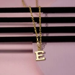 14K Solid Gold Initial Necklace, Letter Necklace, Rose Gold Initial Necklace, Gift For Mothers Day, 14K Gold Letter Necklace, Christmas Gift 16 14K Solid Gold Initial Necklace, Letter Necklace, Rose Gold Initial Necklace, Gift For Mothers Day, 14K Gold Letter Necklace, Christmas Gift -Jewellery Paradise il fullxfull.4419217187 pj0t