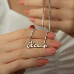 Personalised Necklace For Women, Minimalist Handmade Jewelry, Christmas Gift For Her, Personalized Gift For Mom, Box Chain Name Necklace 13 Personalised Necklace For Women, Minimalist Handmade Jewelry, Christmas Gift For Her, Personalized Gift For Mom, Box Chain Name Necklace -Jewellery Paradise il fullxfull.4420760517 n5rb