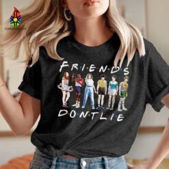 TSHIRT (3607) DON'T LIE Christmas Friends Running Up Eleven Upside Down Strange Kids T-shirt -Jewellery Paradise il fullxfull.4424516977 afmi