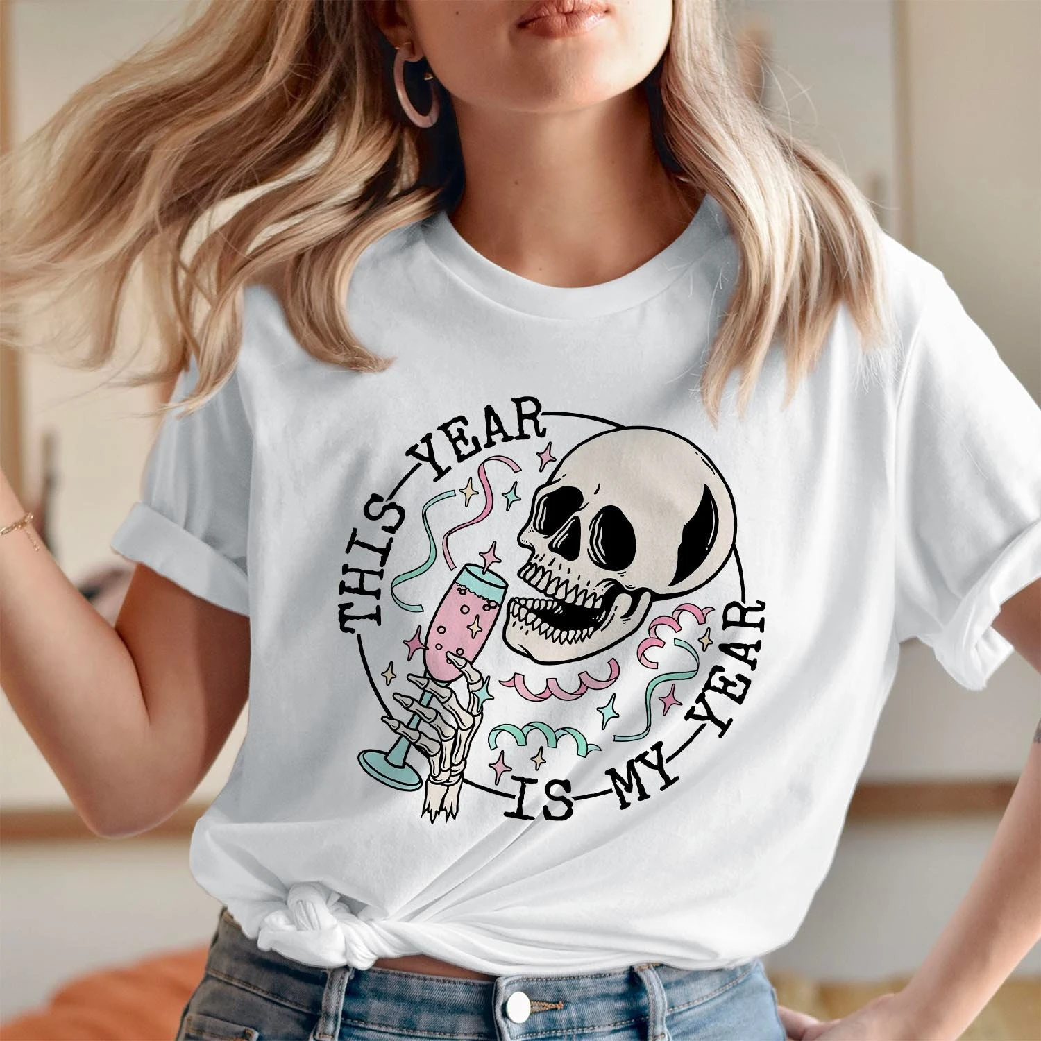 TSHIRT (6012) THIS IS My Year Happy New Year 2023 Wonderland Magical Mouse Castle New Year Eve Winter Vacation Celebration Christmas T-Shirt 3 TSHIRT (6012) THIS IS My Year Happy New Year 2023 Wonderland Magical Mouse Castle New Year Eve Winter Vacation Celebration Christmas T-Shirt