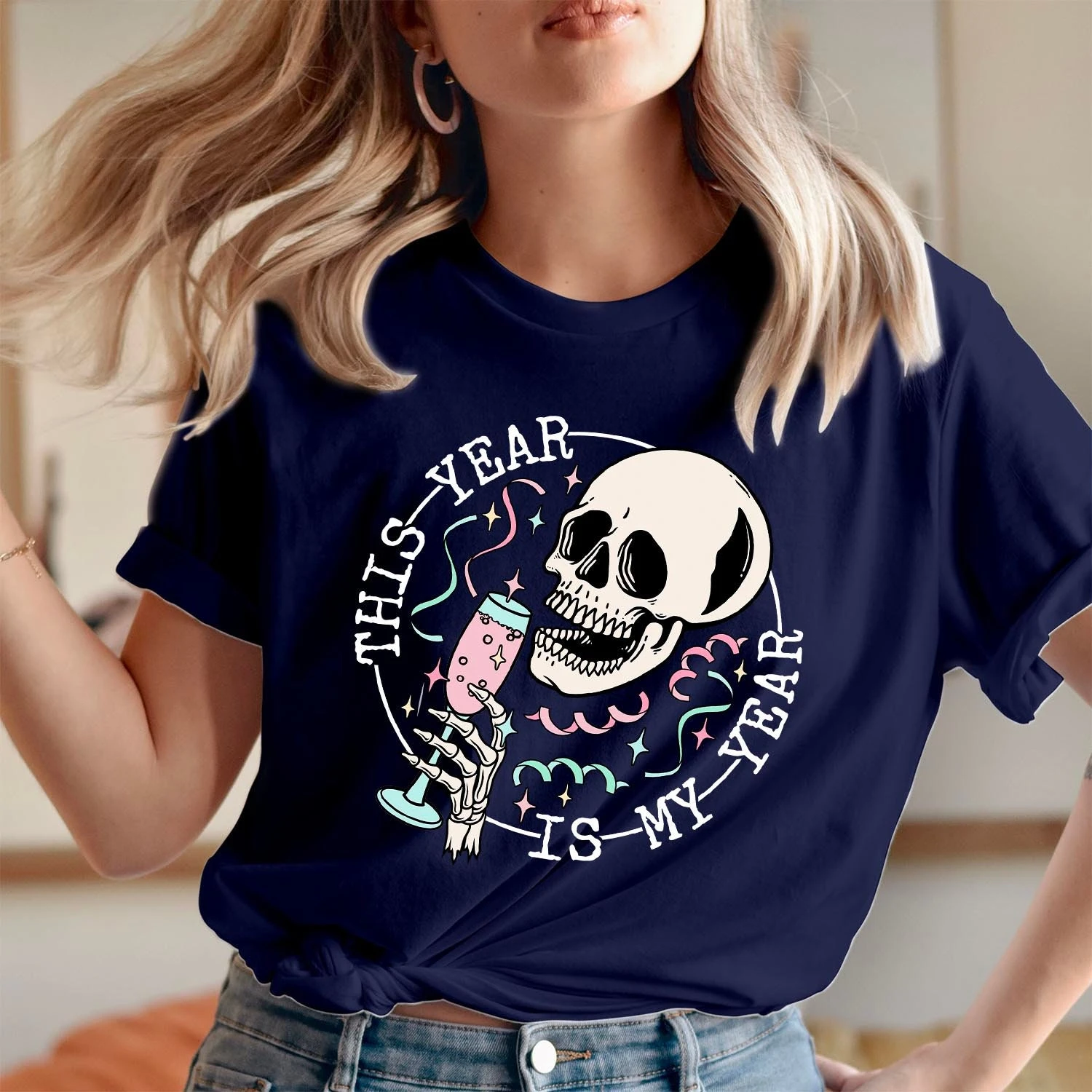 TSHIRT (6012) THIS IS My Year Happy New Year 2023 Wonderland Magical Mouse Castle New Year Eve Winter Vacation Celebration Christmas T-Shirt 10 TSHIRT (6012) THIS IS My Year Happy New Year 2023 Wonderland Magical Mouse Castle New Year Eve Winter Vacation Celebration Christmas T-Shirt - Image 8