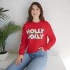 Festive Red Holly Jolly Christmas Jumper 1 Festive Red Holly Jolly Christmas Jumper -Jewellery Paradise il fullxfull.4429696450 7msk