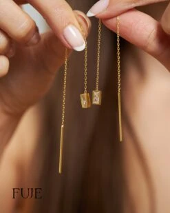 Minimalist Chandelier Earrings For Women, Christmas Gift, Minimalist Baguette Stones Earring, Handmade Jewelry, Best Friend Birthday Gift 14 Minimalist Chandelier Earrings For Women, Christmas Gift, Minimalist Baguette Stones Earring, Handmade Jewelry, Best Friend Birthday Gift -Jewellery Paradise il fullxfull.4432035575 rcfc