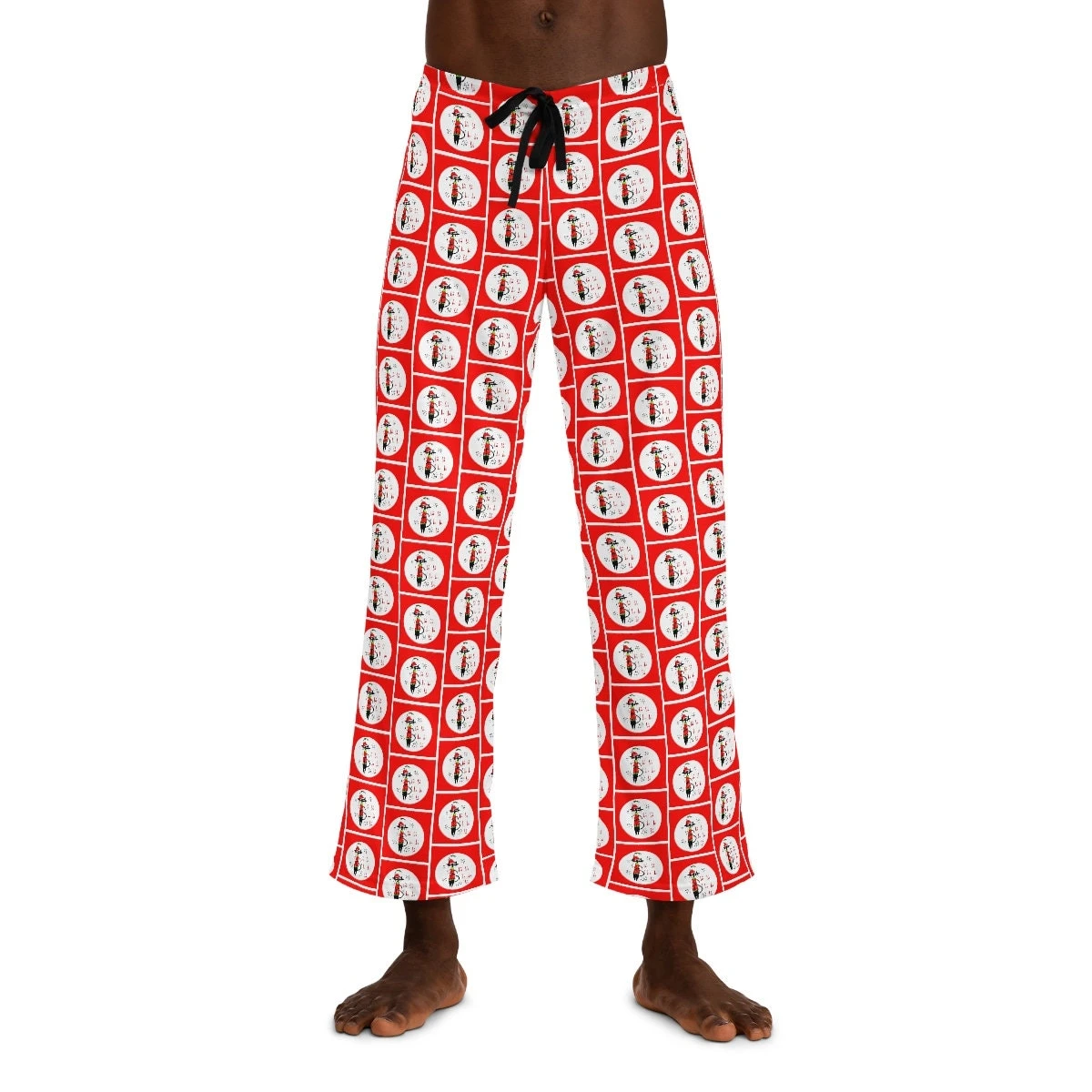Men's Pajama Pants MCM Atomic Christmas Cat Print 5 Men's Pajama Pants MCM Atomic Christmas Cat Print - Image 3