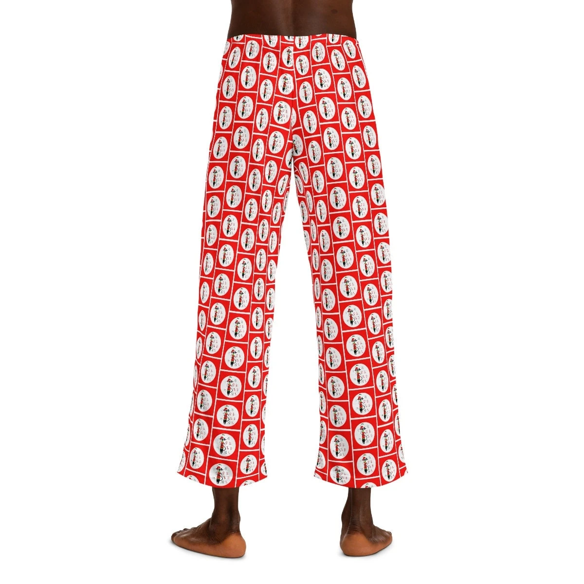 Men's Pajama Pants MCM Atomic Christmas Cat Print 6 Men's Pajama Pants MCM Atomic Christmas Cat Print - Image 4