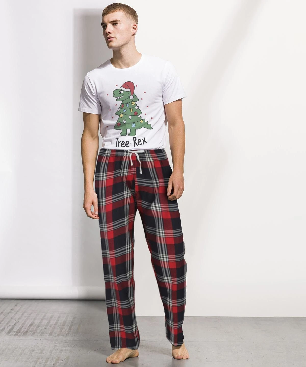 Tree Rex Funny Christmas Pyjama Set 4 Tree Rex Funny Christmas Pyjama Set - Image 2