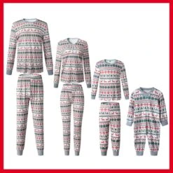 Christmas Pajamas Family Matching 2022 New Year Father Mother Kids Baby Look Clothes Set Dad Mom And Daughter Son Pyjamas Outfit -Jewellery Paradise il fullxfull.4439943663 dcuu