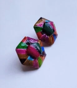 Earrings, Earrings, Handmade, Pierced Ears, Christmas.