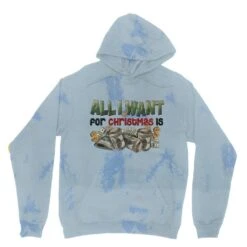 All I Want For Christmas Is Money Tie Dye Hoodie