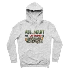 All I Want For Christmas Is Money 100% Organic Cotton Hoodie -Jewellery Paradise il fullxfull.4443230313 ohcp