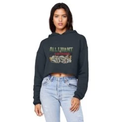 All I Want For Christmas Is Money Unisex Cropped Raw Edge Boyfriend Hoodie -Jewellery Paradise il fullxfull.4443237851 7e03