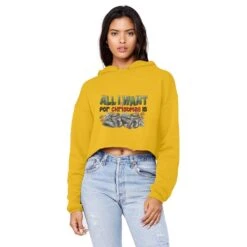 All I Want For Christmas Is Money Unisex Cropped Raw Edge Boyfriend Hoodie -Jewellery Paradise il fullxfull.4443237939 bly9