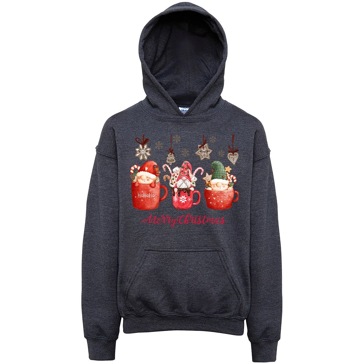 HOODIE (5216) MERRY CHRISTMAS Gnomes Coffee Ho Ho Ho Hoodies Funny Xmas Gift For Men Women Family Holiday Elf Costume Hooded Jacket 4 HOODIE (5216) MERRY CHRISTMAS Gnomes Coffee Ho Ho Ho Hoodies Funny Xmas Gift For Men Women Family Holiday Elf Costume Hooded Jacket - Image 2