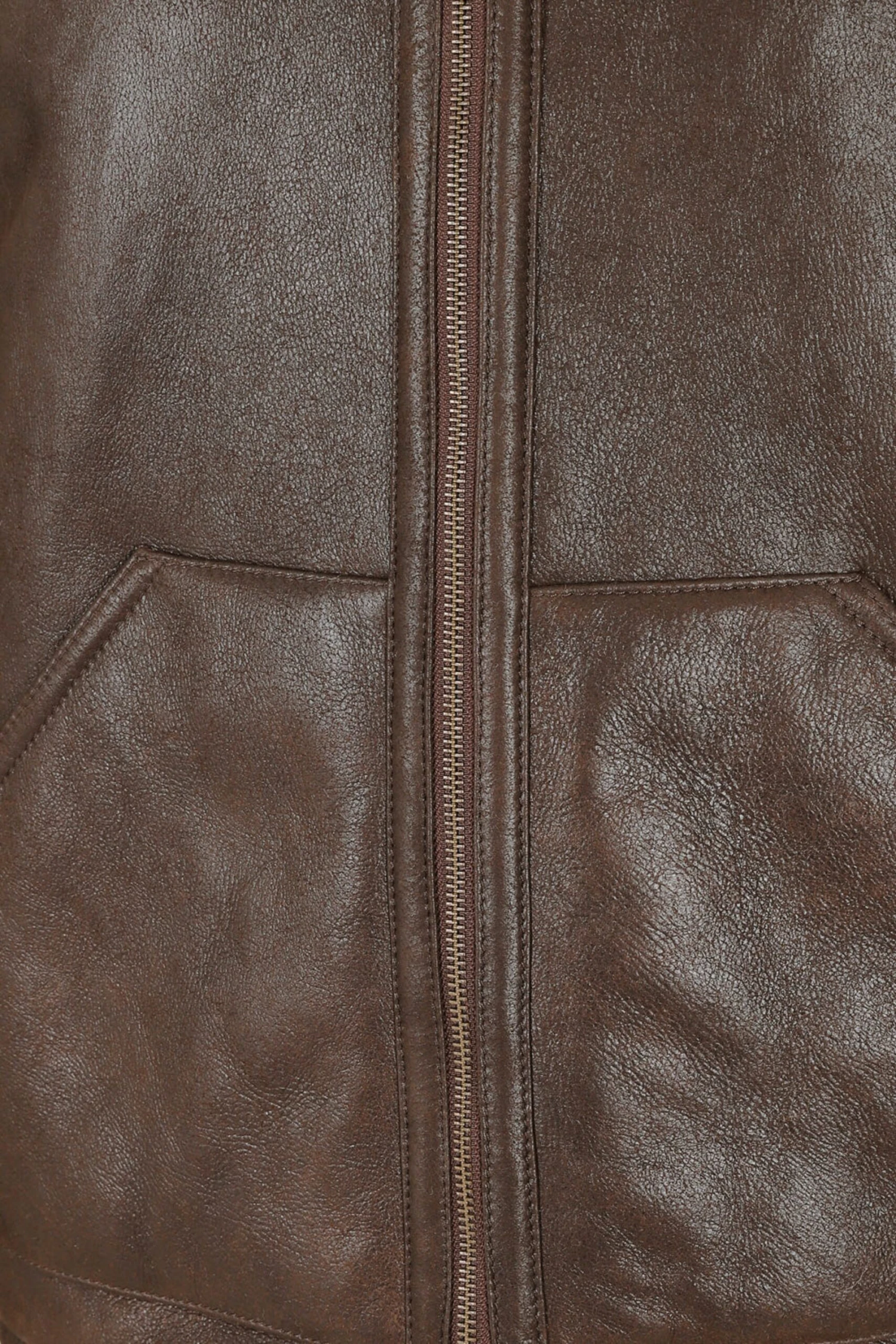 Men Aviator Jacket Genuine Cow Leather Brown Shearling Jacket Handmade Brown Winter Jacket Men Biker Jacket Christmas Gift 5 Men Aviator Jacket Genuine Cow Leather Brown Shearling Jacket Handmade Brown Winter Jacket Men Biker Jacket Christmas Gift - Image 3