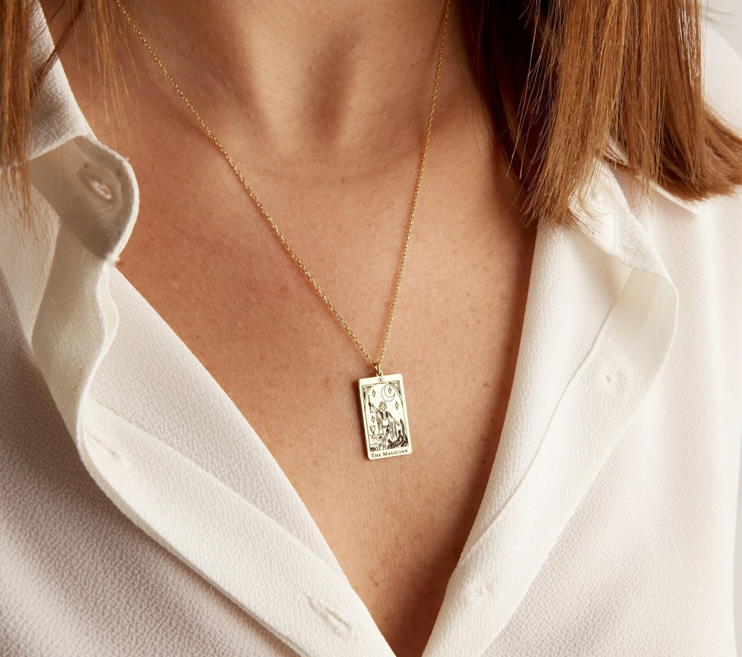 Tarot Card Necklace • Wheel Of Fortune Necklace • Dainty Tag Necklace • Antique Tarot Star Moon • Heart • Mystic • Christmas Gift Idea 3 Tarot Card Necklace • Wheel Of Fortune Necklace • Dainty Tag Necklace • Antique Tarot Star Moon • Heart • Mystic • Christmas Gift Idea